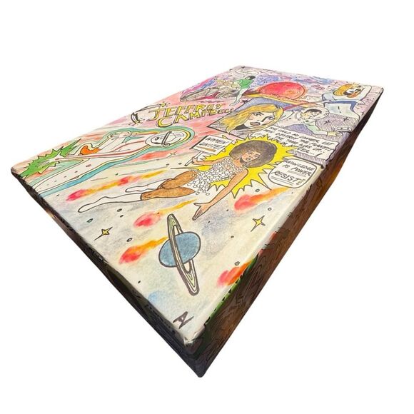 Jeffrey Campbell Playhouse Pointed Toe Satin Black Pumps Size 7.5 - Picture 6 of 7